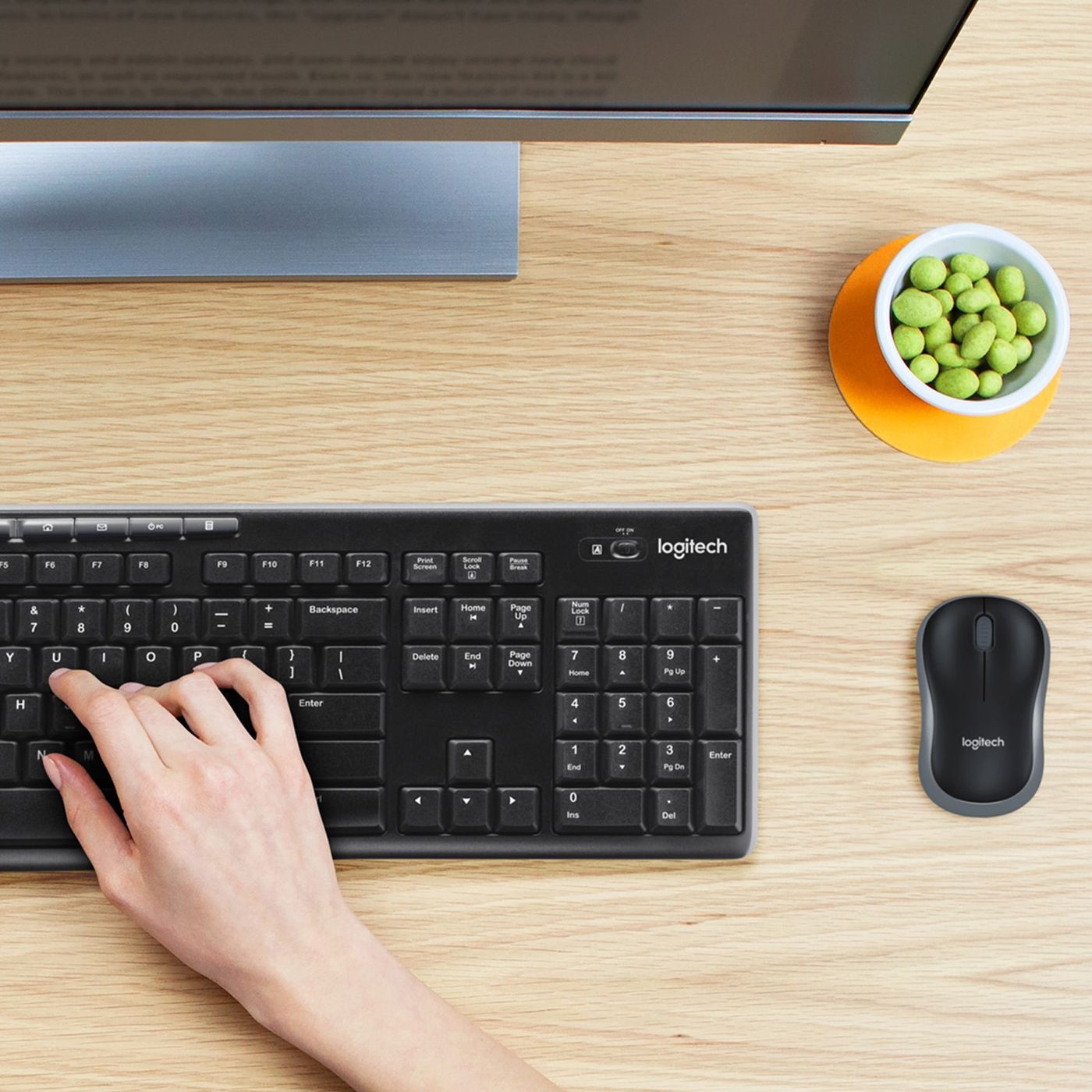 Logitech MK270 - Toetsenbord + muis set