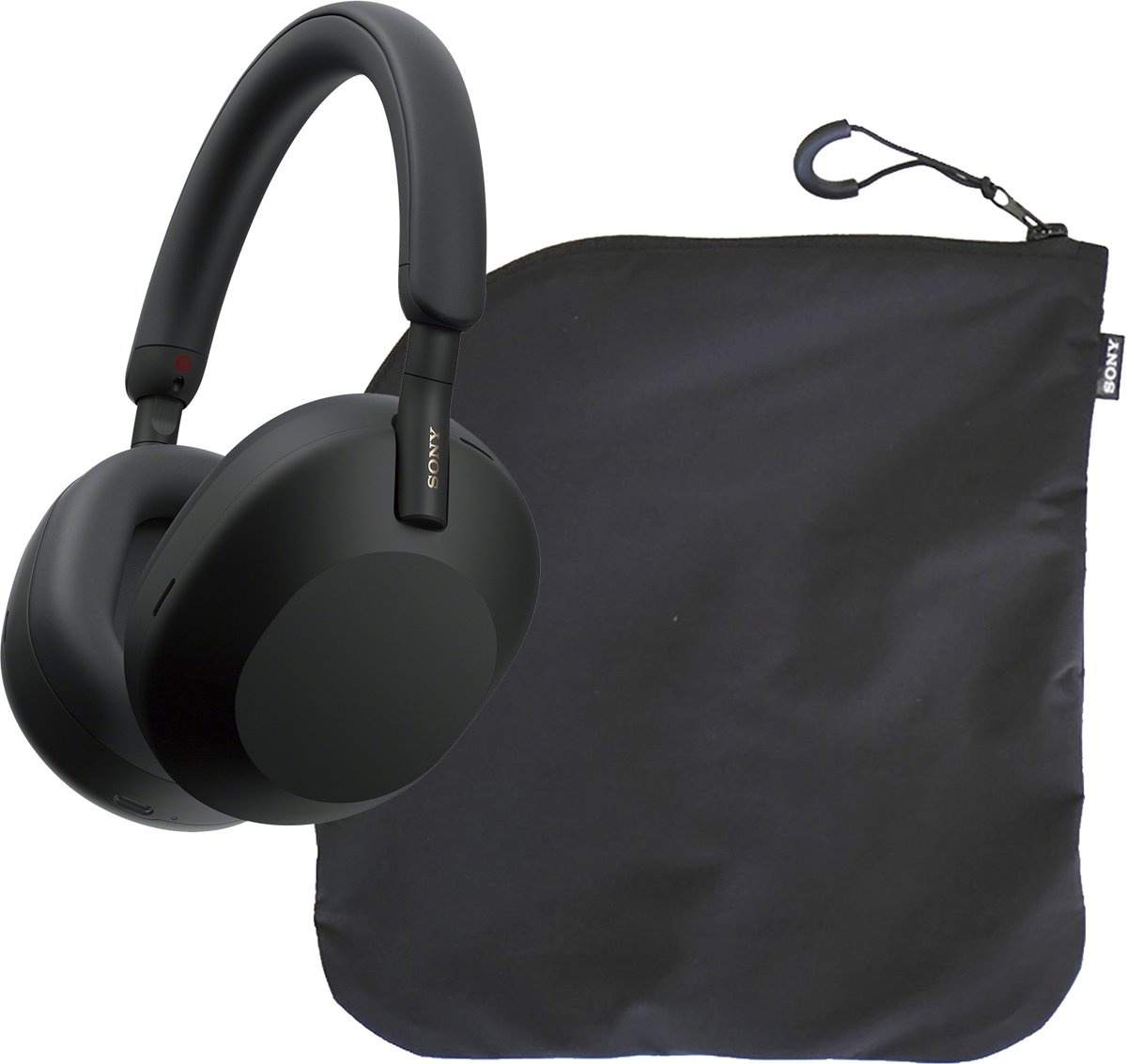 Sony WH-1000XM5SA Zwart incl. SoftCase - Draadloze koptelefoon