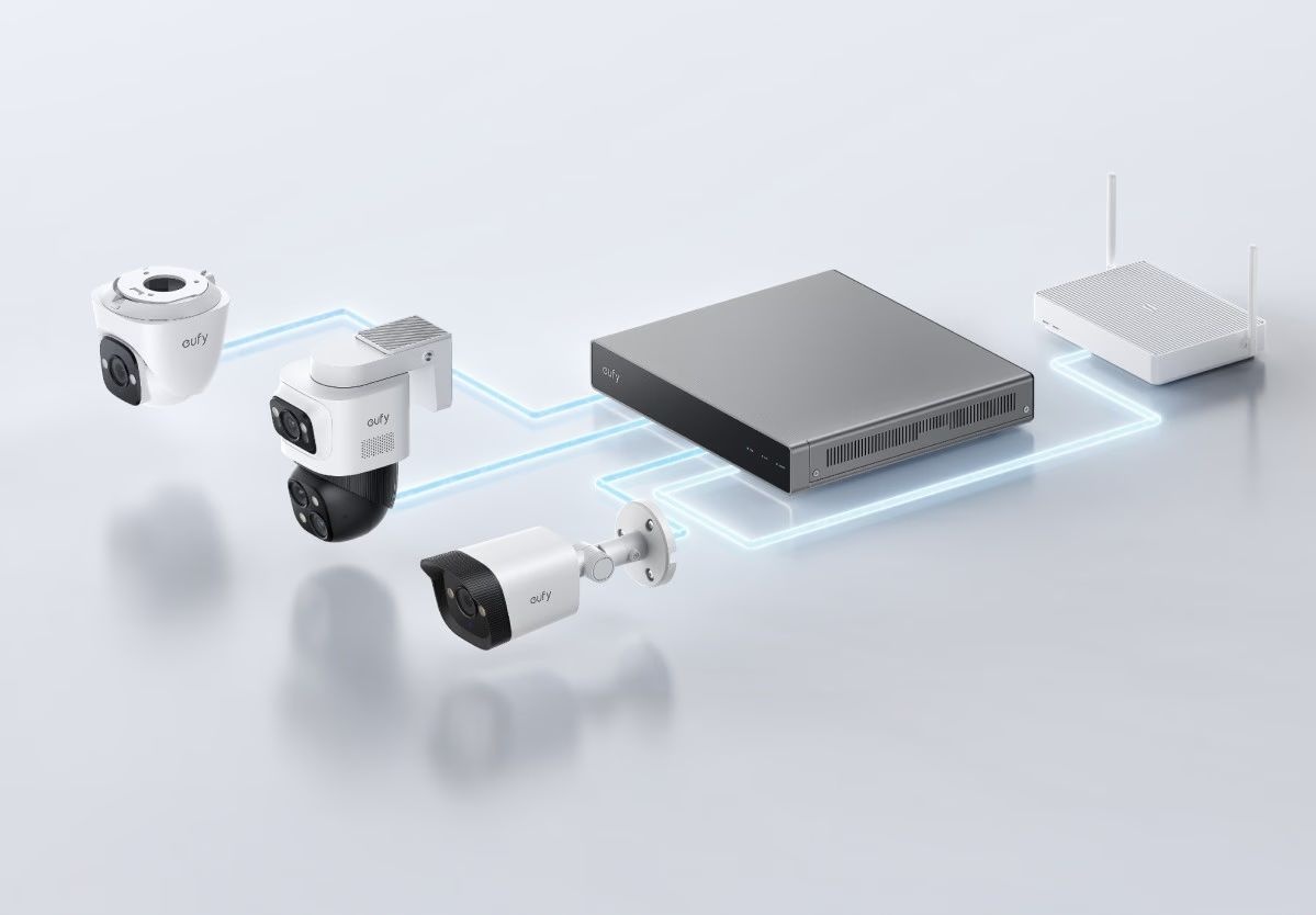 Eufy PoE NVR Security System E41 (NVR + 4x E41 Turret Cam) - Beveiligingscamera