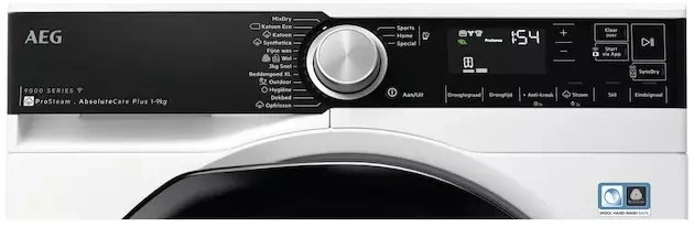 AEG TR979M8CS 9000 Serie AbsoluteCare Plus Prosteam - Warmtepompdroger