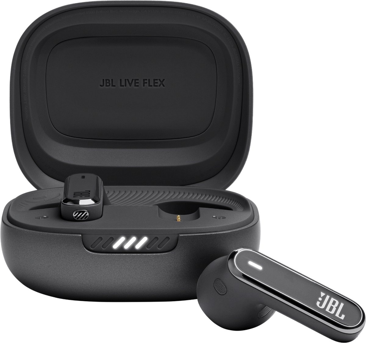 JBL Live Flex Zwart - Draadloze oordopjes