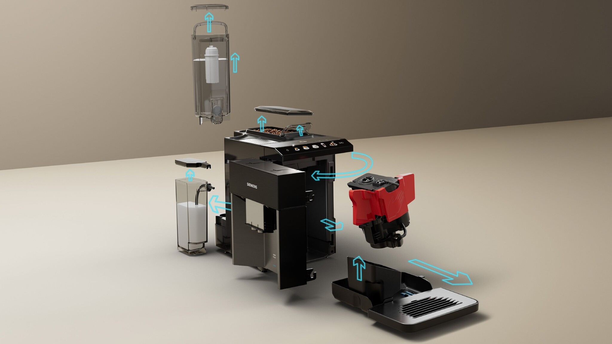 Siemens TQ518DF3 EQ500 extraKlasse - Koffiemachine