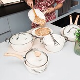 Cook & Pan Go Ivory 9-delige Pannenset