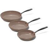 Cook & Pan Taupe of Mind 3-delige Koekenpannenset