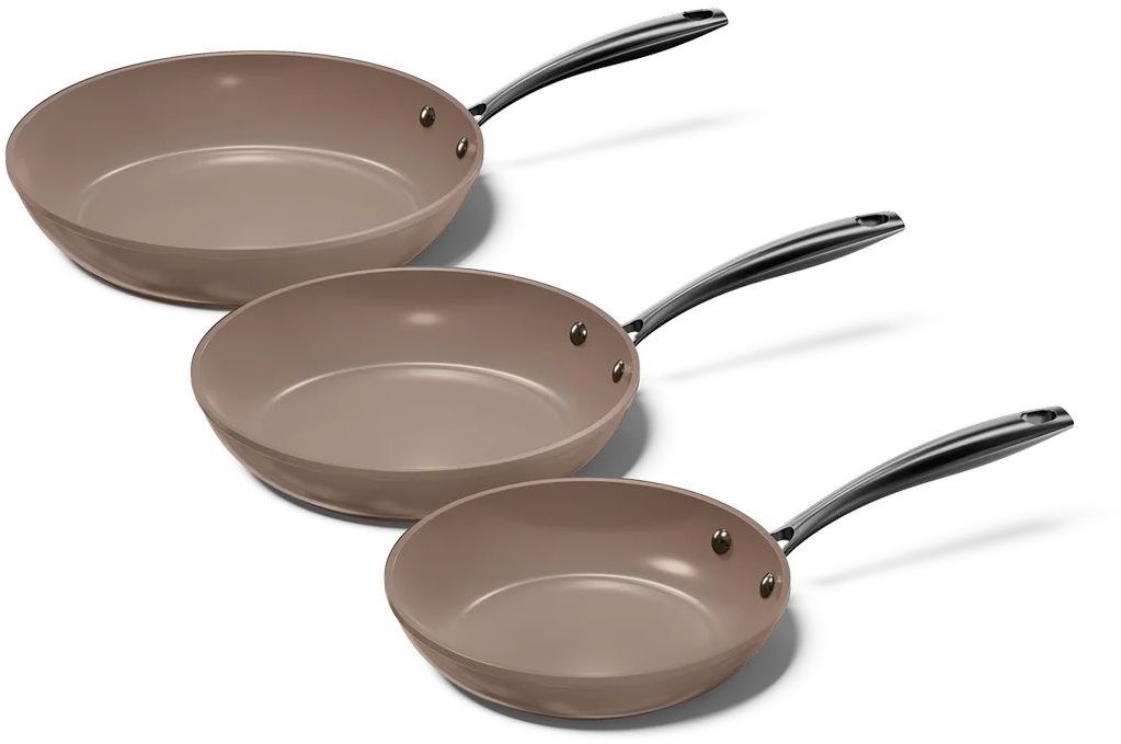 Cook & Pan Taupe of Mind 3-delige Koekenpannenset