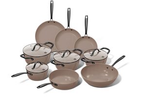Cook & Pan Taupe of Mind 9-delige Pannenset