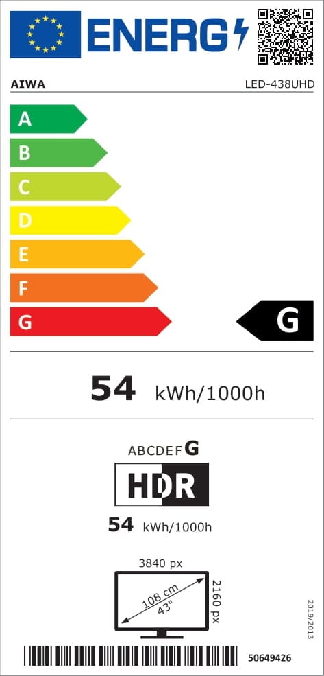 Aiwa LED-438UHD - LED TV