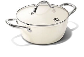 Cook & Pan Go Ivory Kookpan met deksel 20 cm