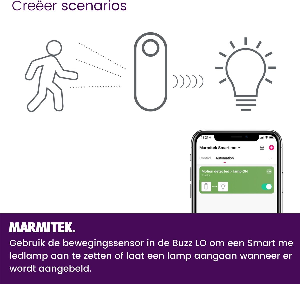 Marmitek Buzz LO + Bell ME Wit - Deurbel