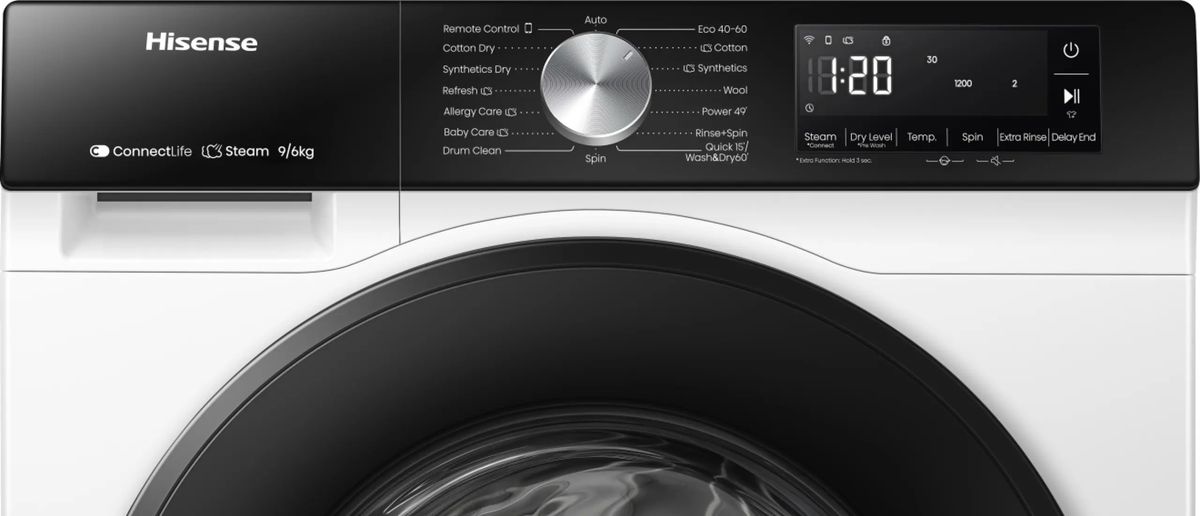 Hisense WD3S9043BW3 - Was-droogcombinatie