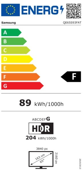 Samsung OLED 4K 65S93F (2025) - OLED TV