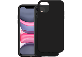 Just in Case iPhone 11 Soft TPU Case Zwart - Telefoonhoesje