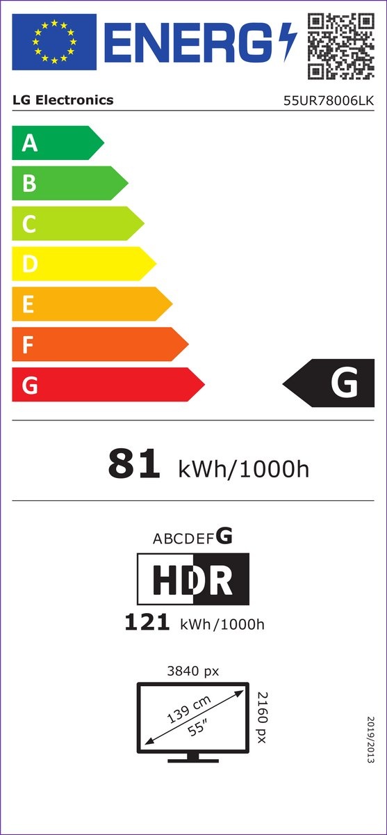 LG 55UR78006LK (2023) Buitenlands model - LED TV