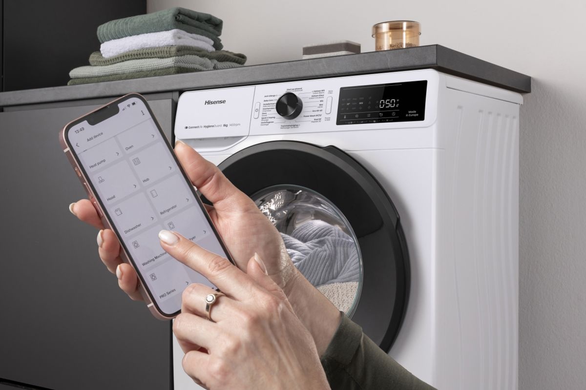 Hisense WF3V843BW/BLX - Wasmachine