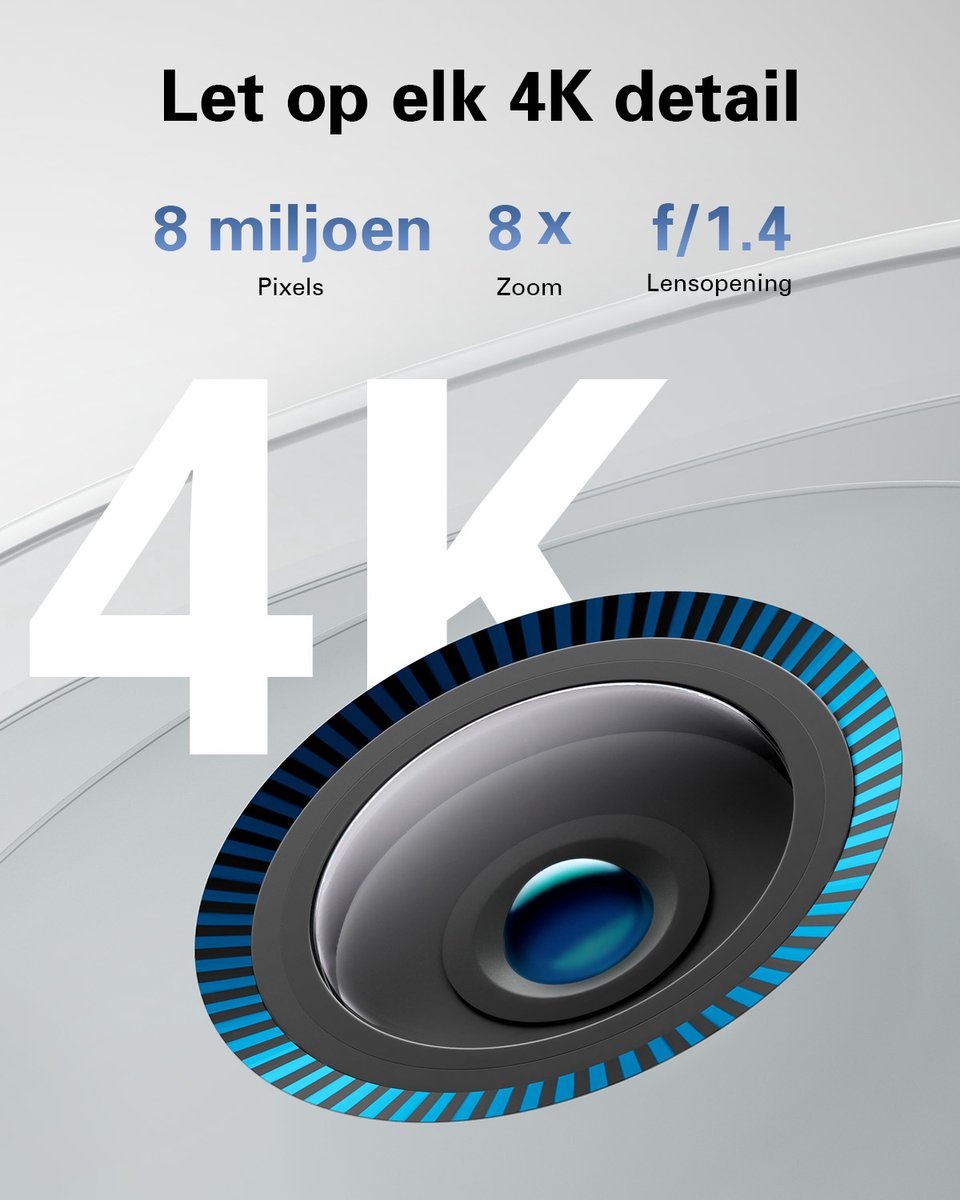 Eufy eufyCam 3 S330 3-Cam Kit (3 camera's + Homebase 3) - Beveiligingscamera