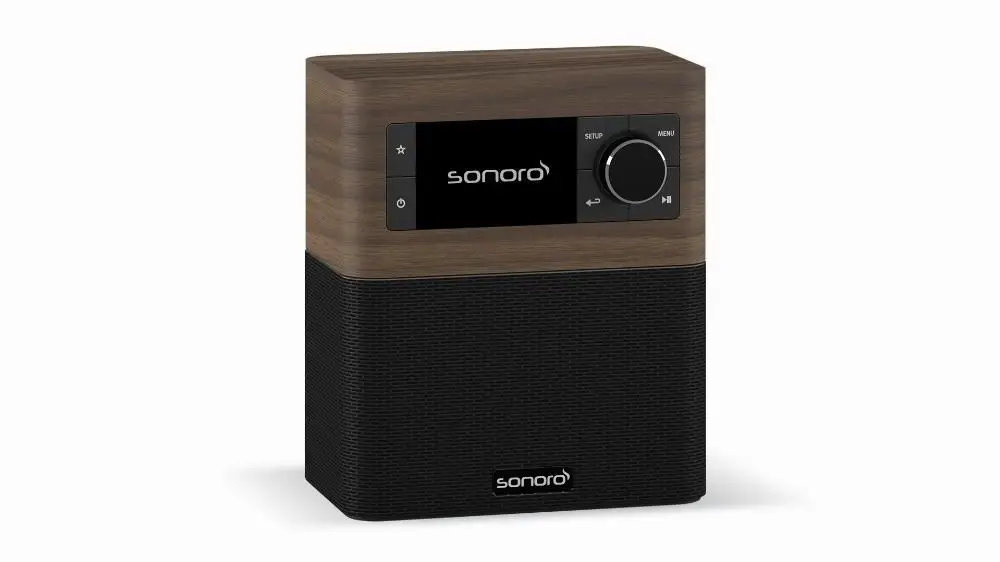 Sonoro STREAM (2025) Walnoot/Zwart - Radio