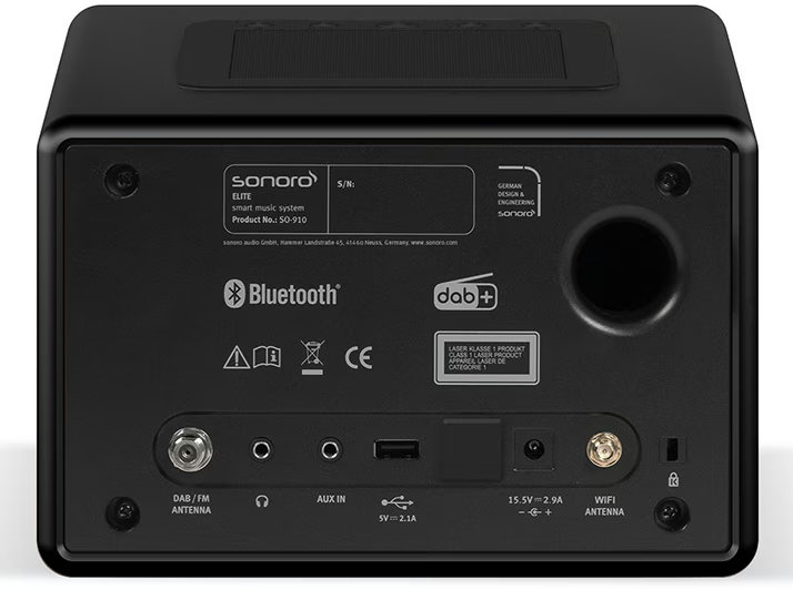 Sonoro ELITE (2025) Mat zwart - Radio