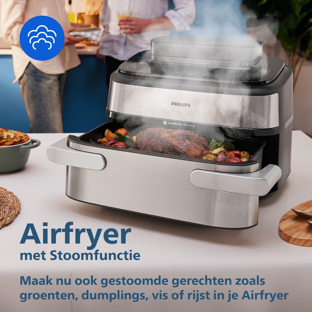 Philips Series 5000 Dual Basket NA565/02 - Airfryer