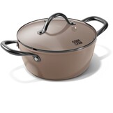 Cook & Pan Taupe of Mind Kookpan met deksel 22 cm