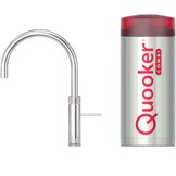 Quooker Fusion Round Chroom met COMBI+ reservoir - Kokendwaterkraan