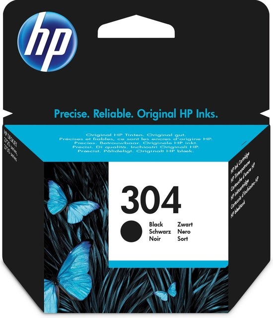 HP 304 Zwart - Inktcartridge