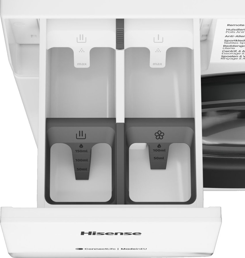 Hisense WF3E8063BWF - Wasmachine