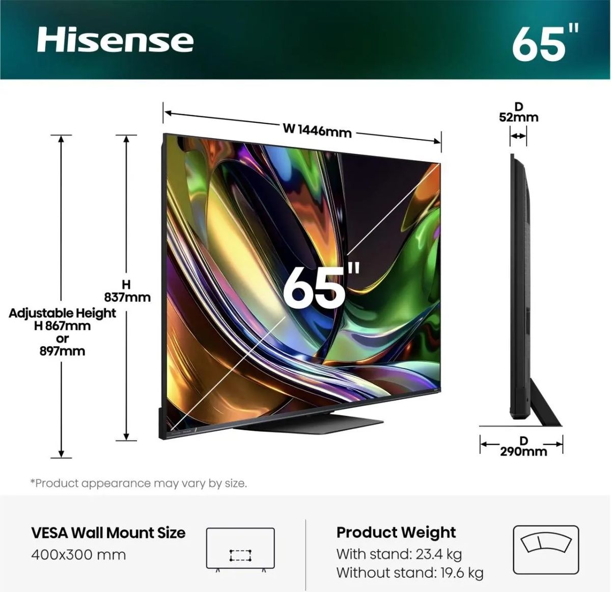 Hisense 65UR8S - Mini-LED TV