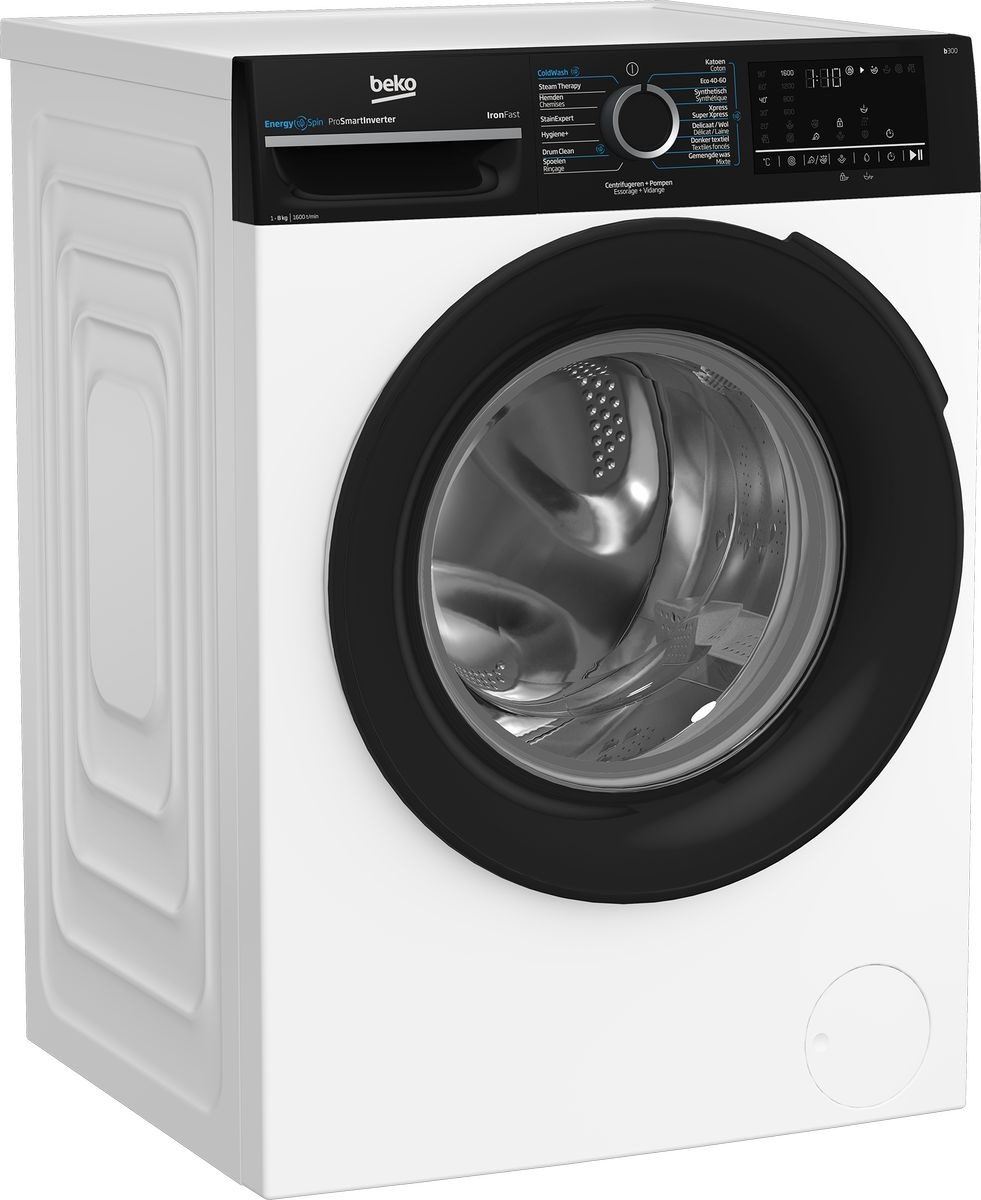 Beko BM3WFU4861B EnergySpin - Wasmachine