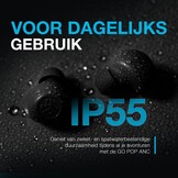 JLab Go Pop ANC TWS Zwart - Draadloze oordopjes