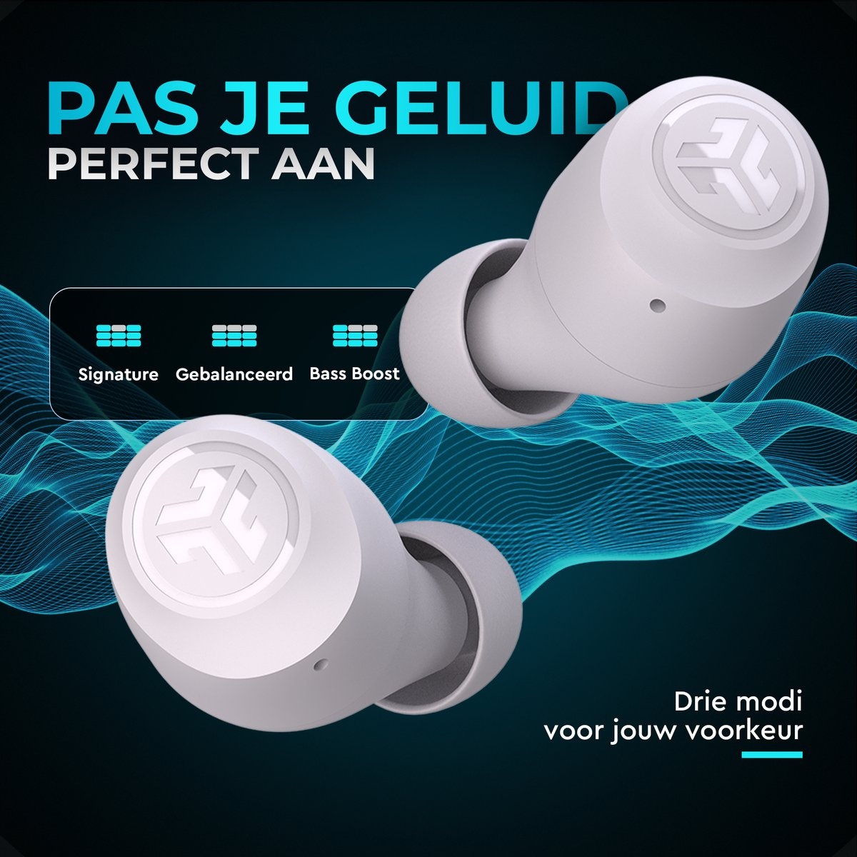 JLab Go Air Pop True Wireless Paars - Draadloze oordopjes