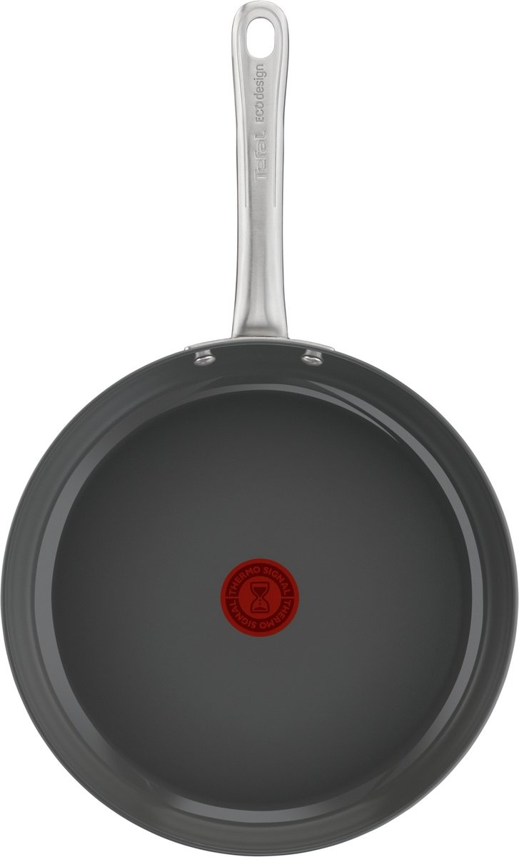Tefal Renew+ Koekenpan 24cm Zwart