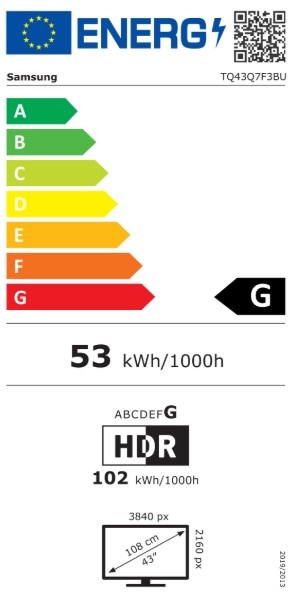 Samsung QLED 4K 43Q7F3 (2025) - QLED TV