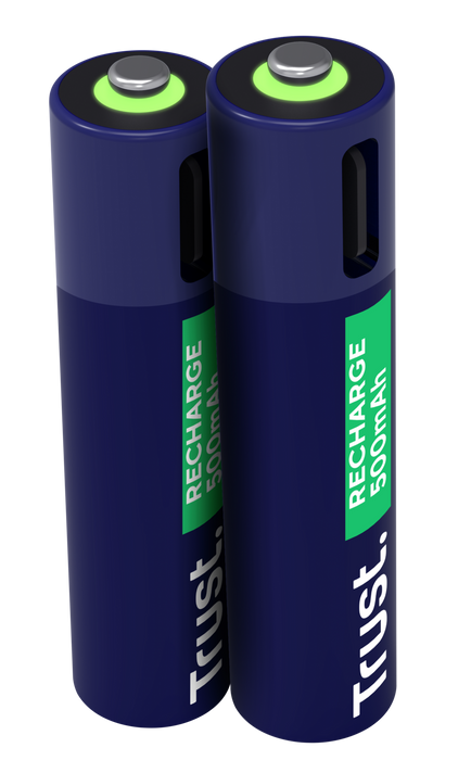 Trust USB-C oplaadbare AAA-batterijen