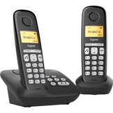Gigaset AL385A Duo Zwart - Dect telefoon