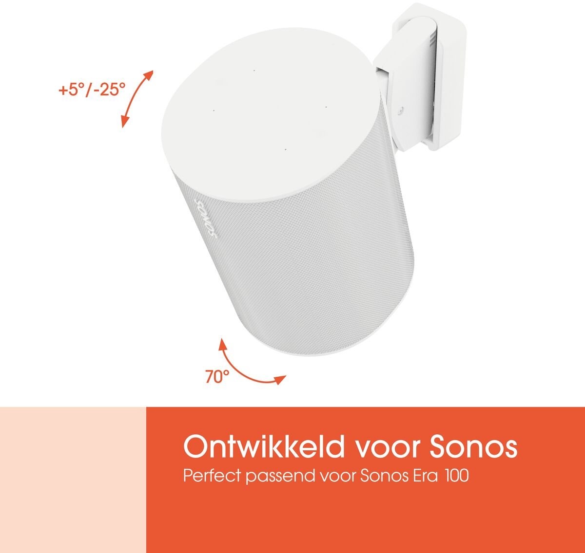 Vogel's SWM 4021 Muurbeugel voor Sonos Era 100 Wit
