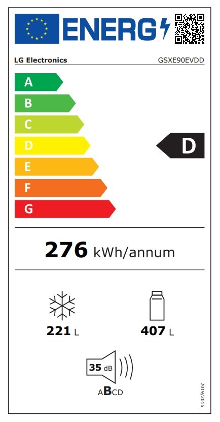 LG GSXE90EVDD - Amerikaanse koelkast