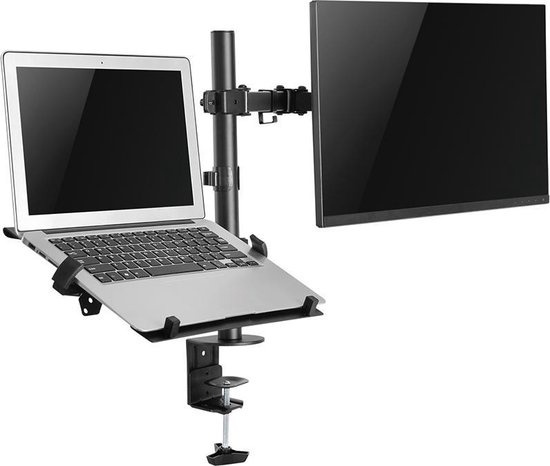 Neomounts by Newstar Flat Screen & Notebook Desk Mount (clamp/grommet) - TV muurbeugel