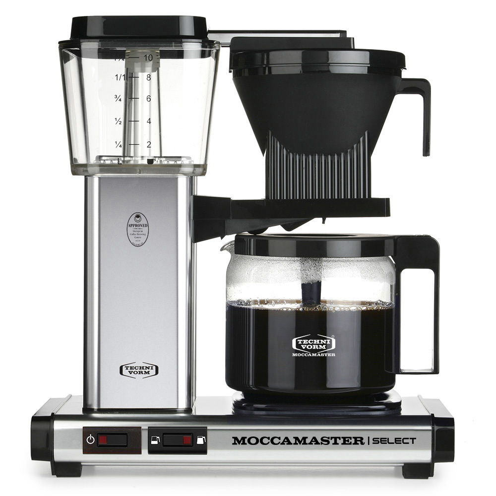Moccamaster KBG Select (Polished Silver) - Koffiezetapparaat