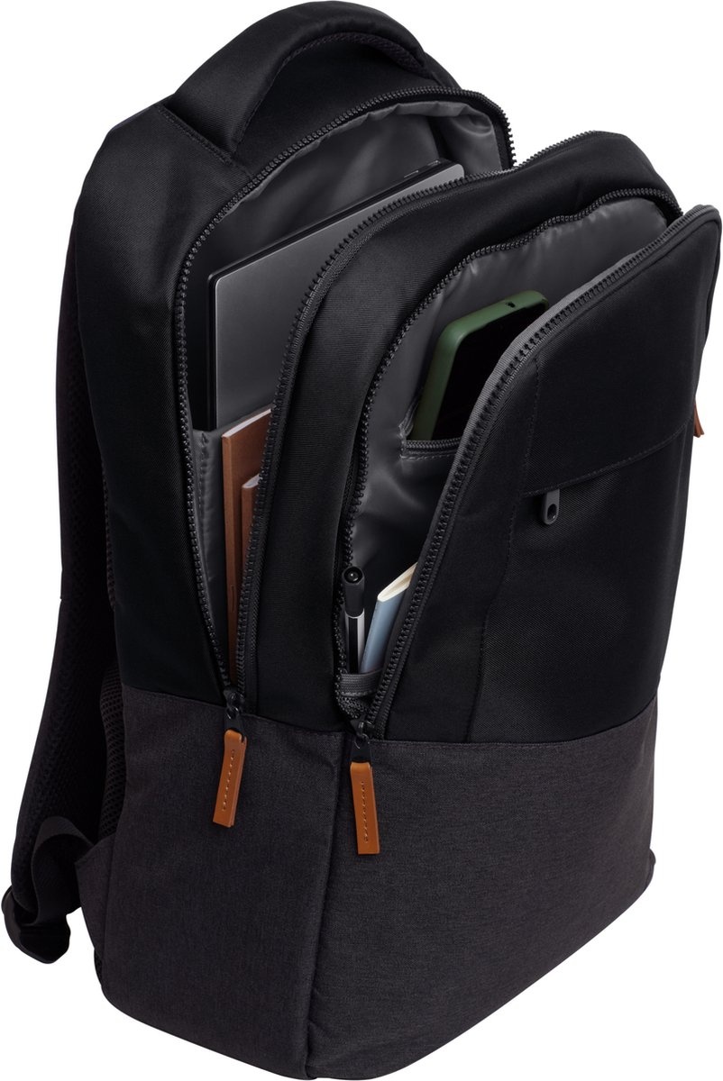Trust Lisboa 16 inch laptoprugzak Eco Zwart - Laptoptas