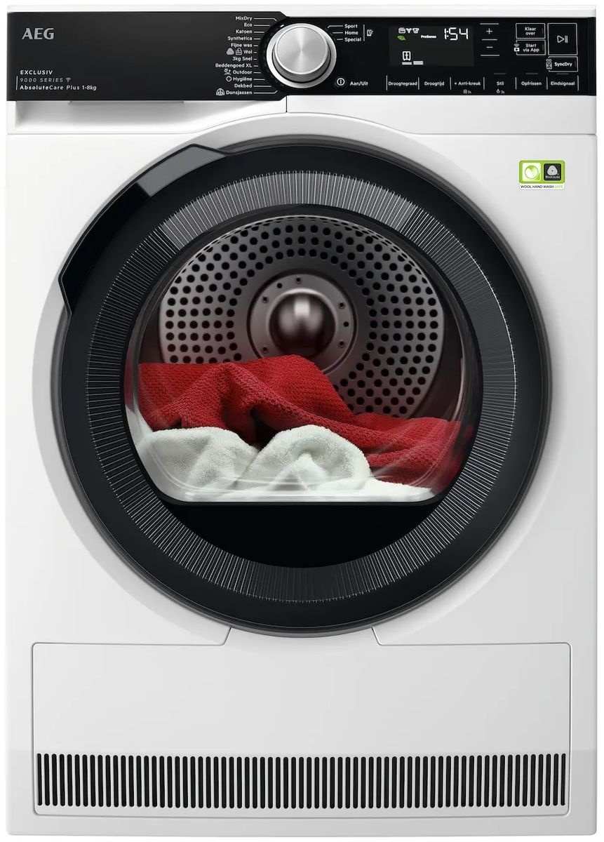 AEG TR97BADEN 9000 Serie AbsoluteCare Plus - Warmtepompdroger