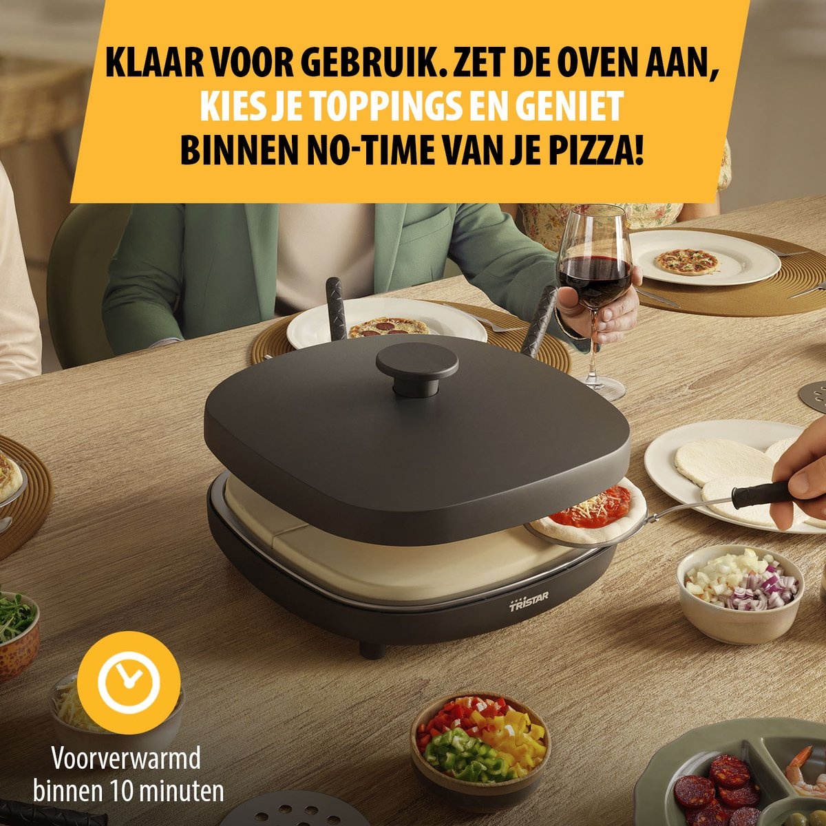 Tristar PZ-9176 Pizza Family 6 - Pizzarette