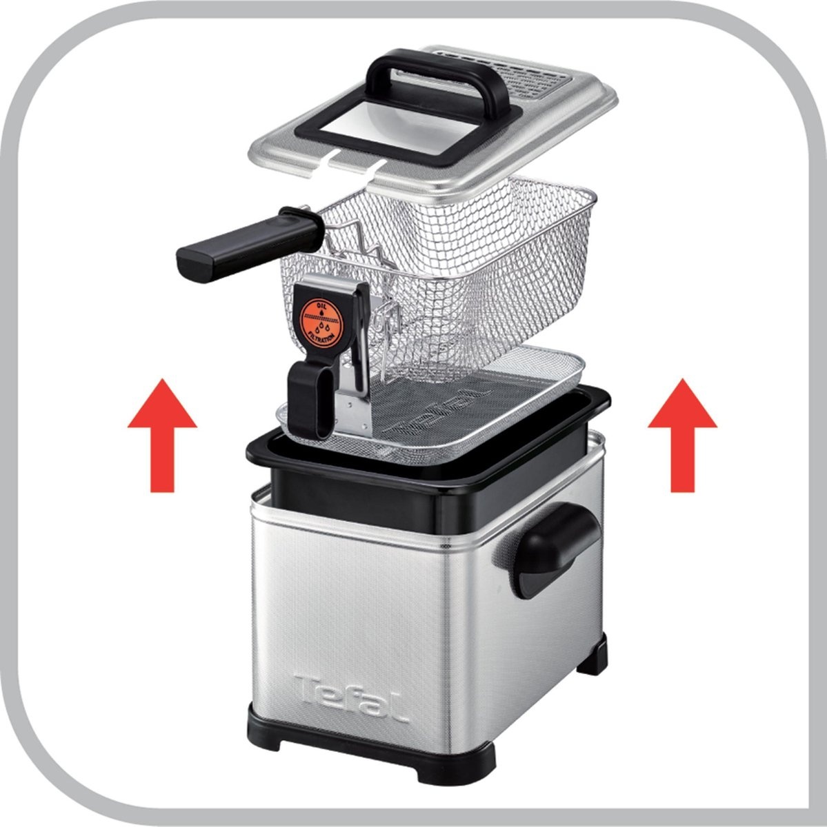 Tefal Filtra Pro Inox & Design FR5191 - Frituurpan