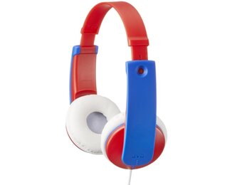 JVC HA-KD7-RNE Blauw/Rood - Kinder koptelefoon