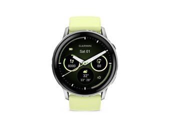Garmin Venu 4 45mm Zilver-Citroen - Smartwatch