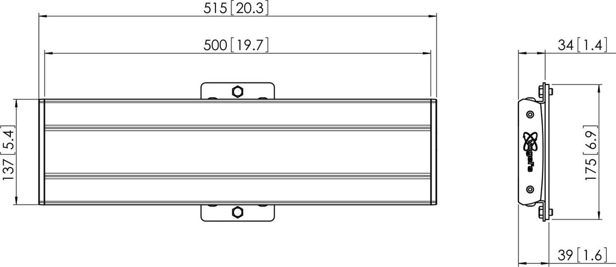 Vogel's PFB 3405B Display interface plaat (Zwart) - Muurbeugel