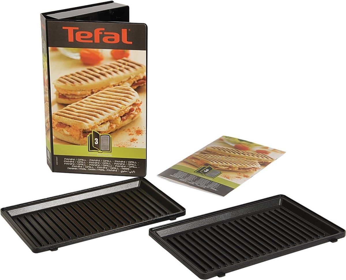 Tefal Snack Collection XA8003 Grill-/Paniniplaten