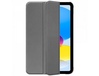 Just in Case  Smart Tri-Fold Case - Apple iPad 2022 - Grijs - Tablethoes