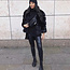 Femalicious collection High Waist Leather Legging