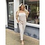 Femalicious collection Laced with Love Strapless Jumpsuit Beige