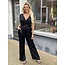 Femalicious collection Glitter Wrap Top Black